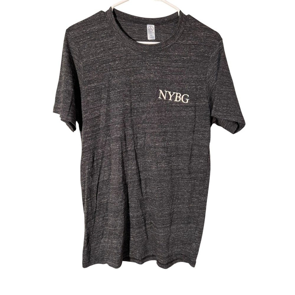 Alternative Unisex Size Medium T-Shirt New York Botanical Garden NYBG Dark Gray